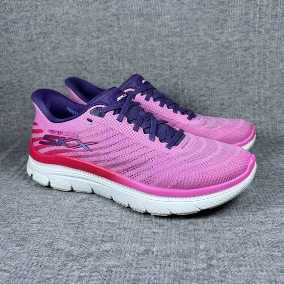 Skechers Slip ins Summits Plus Sneakers Shoes Women’s Size 11 Pink Purple SKX - Picture 2 of 8